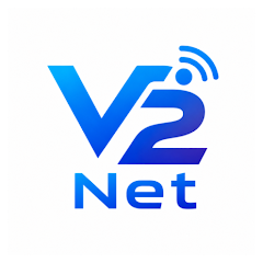 لوگو و نماد رسمی اپلیکیشن فیلتر شکن قوی و پرسرعت V2rayNet برای گوشی‌های سامسونگ اندروید